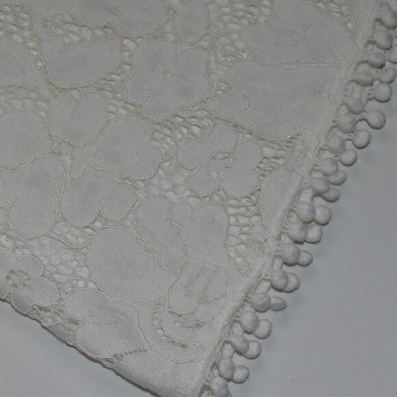 Vince Camuto Floral Lace Boho Shift Dress White Size 6 - Picture 11 of 16